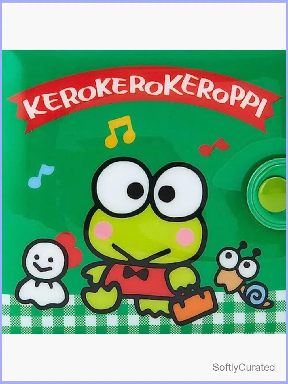 Sanrio Kerokeropi Kids Wallet with ID Window and Coin Pocket